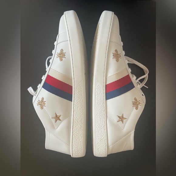 New Gucci Ace Bees and Stars Sneakers🐝 🌟                        Wmn 41/U… - Picture 1 of 15